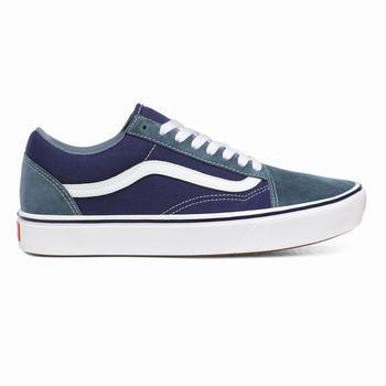 Vans Suede and Textile ComfyCush Old Skool - Naisten Tennarit - Sininen